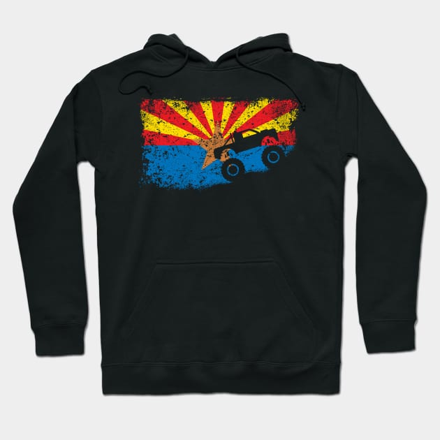 Monster Truck Arizona 4X4 Club Hoodie by megasportsfan